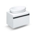 روشویی روکابینتی پارس سرام مدل یوتاب | بیضی 55×37