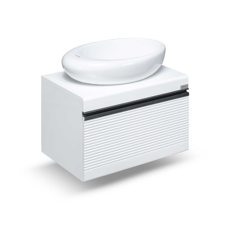 روشویی روکابینتی پارس سرام مدل یوتاب | بیضی 55×37
