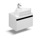 روشویی روکابینتی پارس سرام مدل پاپیا | سه‌گوش 44×41