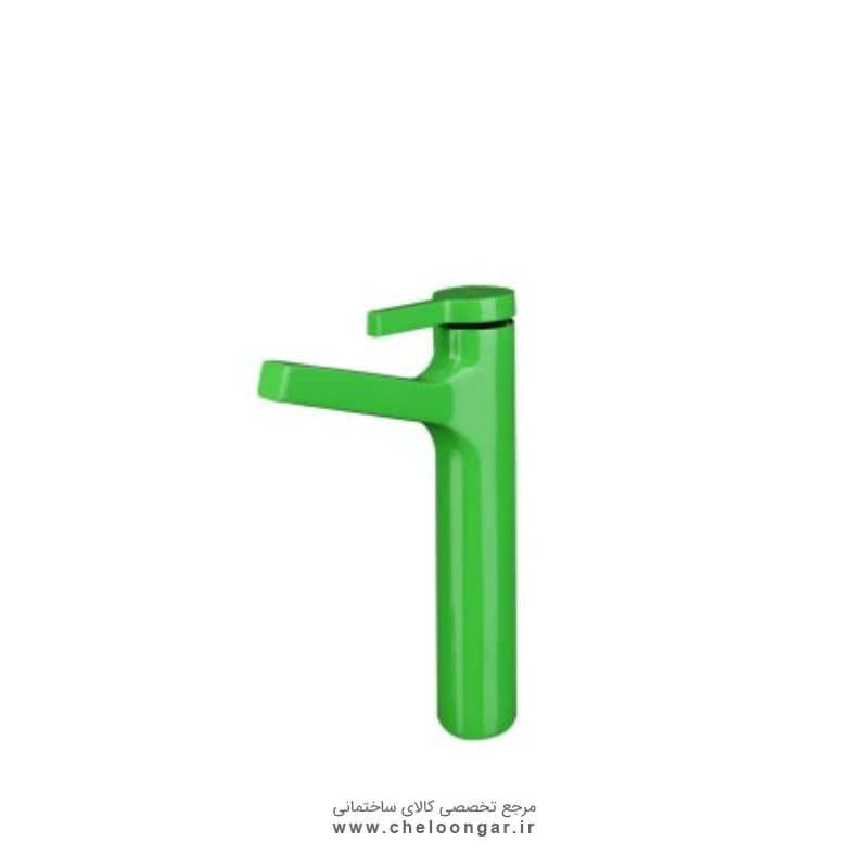 شیر روشویی پایه بلند آوا مشکی کی دبلیو سی