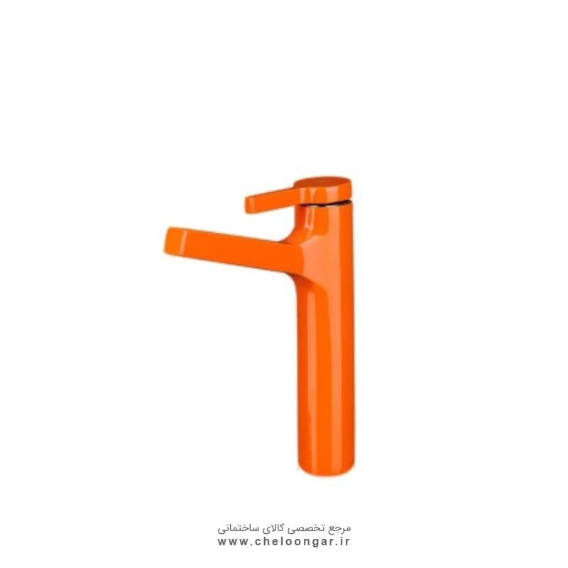 شیر روشویی پایه بلند آوا مشکی کی دبلیو سی