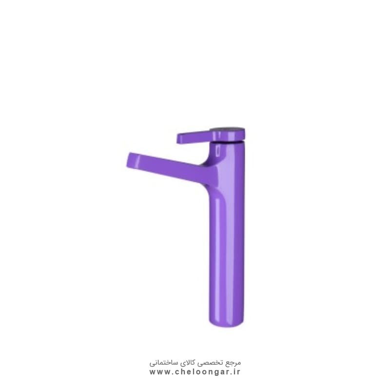 شیر روشویی پایه بلند آوا مشکی کی دبلیو سی