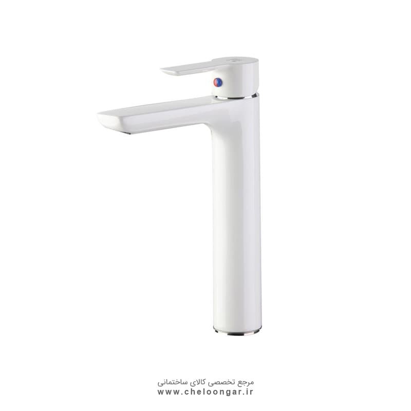 شیر روشویی پایه بلند آوا مشکی کی دبلیو سی