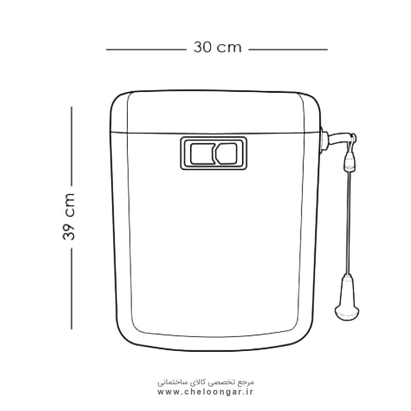 فلاش تانک ایمن آب مدل اروند