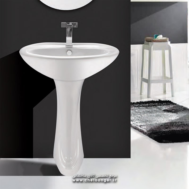 روشویی پایه دار مروارید مدل مرجان