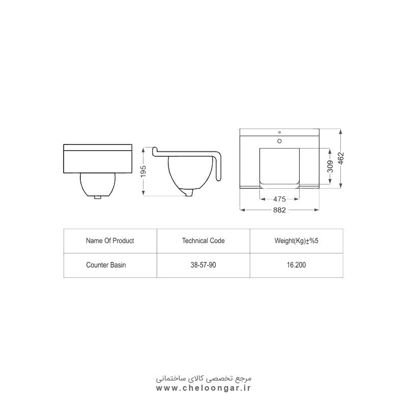 روکابینتی مروارید مدل ویستا