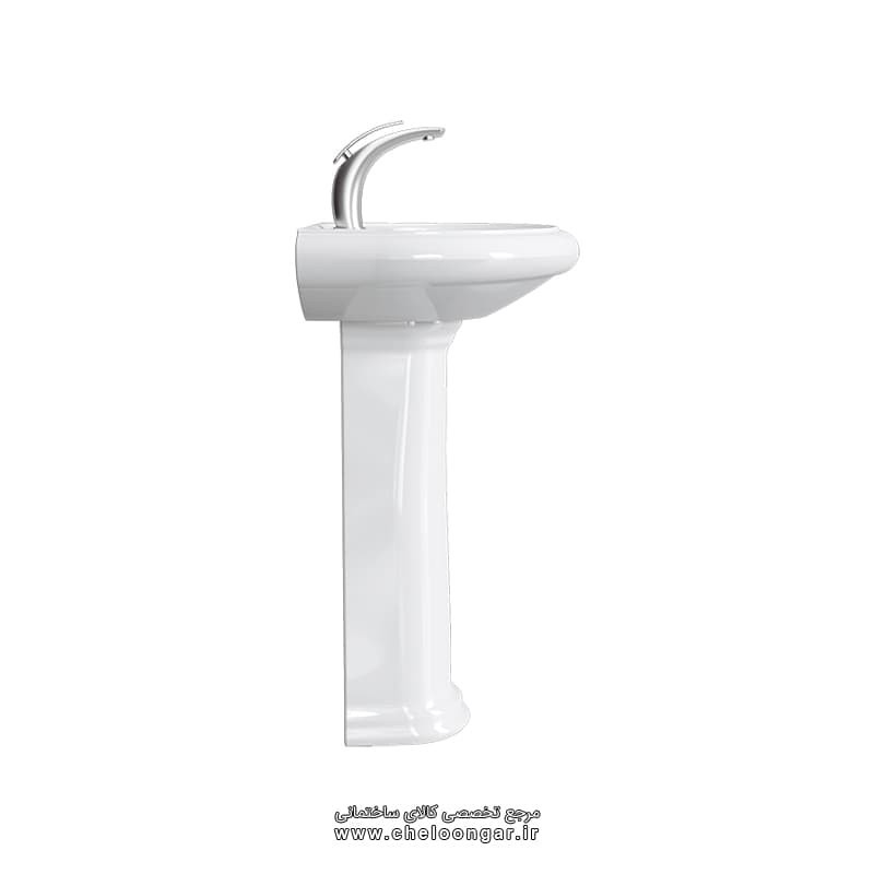 پخش روشویی پایه دار دافنه چینی کرد